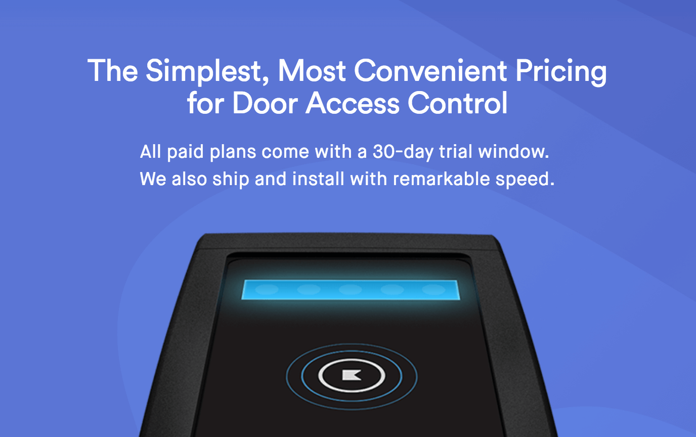 Access Control Systems Costs & Price per Door Kisi